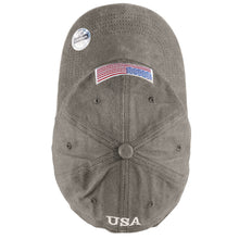 Load image into Gallery viewer, USA Flag Embroidered Baseball Cap - Gray